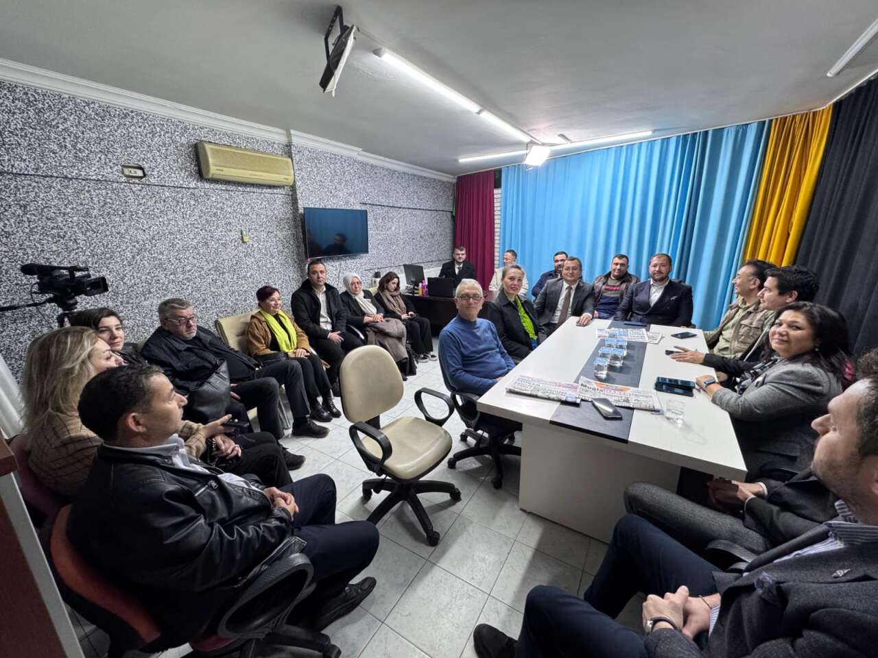 AK Parti Teşkilatından Muğla Gazeteciler ve Yazarlar Derneğine Ziyaret 1